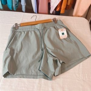 Avalanche sage green athletic shorts